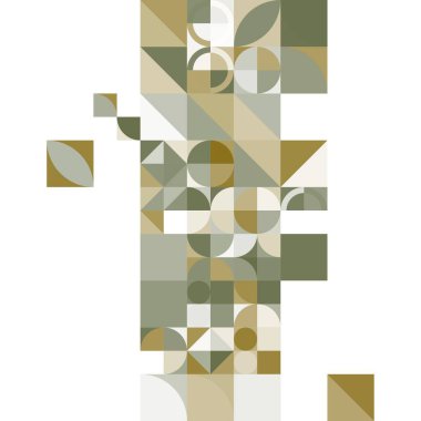 Asgari mozaik geometrik soyut arkaplan deseni