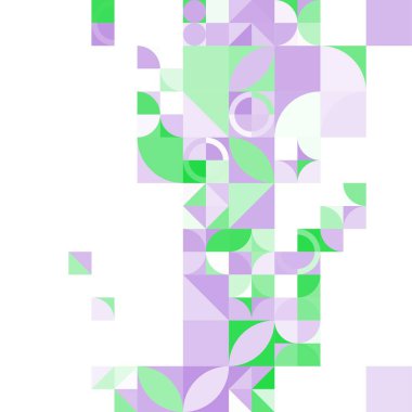 Asgari mozaik geometrik soyut arkaplan deseni