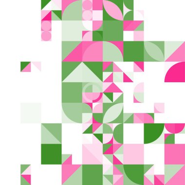 Asgari mozaik geometrik soyut arkaplan deseni