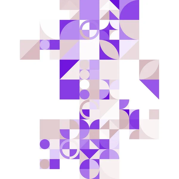 Minimal Mosaik Geometrisk Abstrakt Baggrundsmønster - Stock-foto
