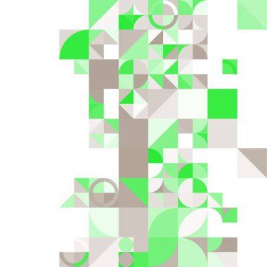 Asgari mozaik geometrik soyut arkaplan deseni