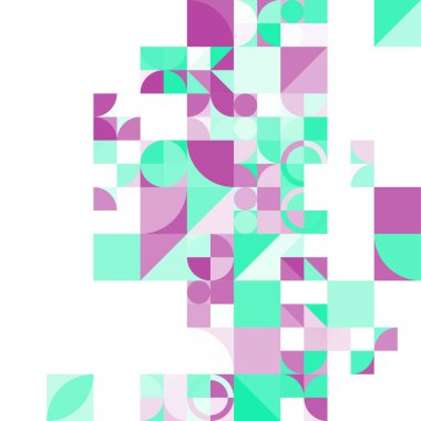 Asgari mozaik geometrik soyut arkaplan deseni