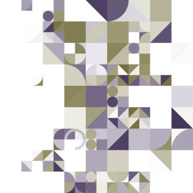 Asgari mozaik geometrik soyut arkaplan deseni