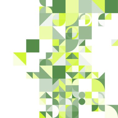 Asgari mozaik geometrik soyut arkaplan deseni