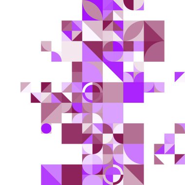 Asgari mozaik geometrik soyut arkaplan deseni