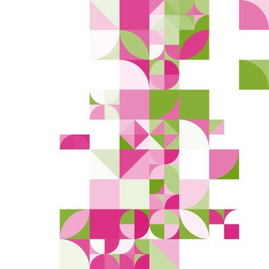 Asgari mozaik geometrik soyut arkaplan deseni