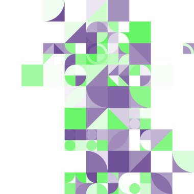 Asgari mozaik geometrik soyut arkaplan deseni