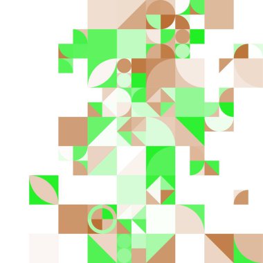 Asgari mozaik geometrik soyut arkaplan deseni