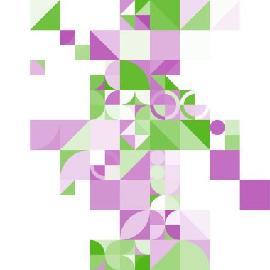 Asgari mozaik geometrik soyut arkaplan deseni