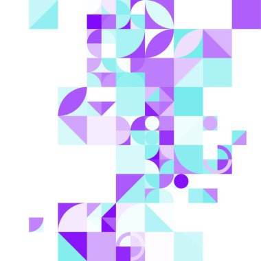 Asgari mozaik geometrik soyut arkaplan deseni