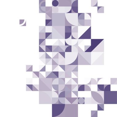 Asgari mozaik geometrik soyut arkaplan deseni