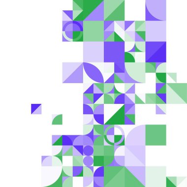 Asgari mozaik geometrik soyut arkaplan deseni