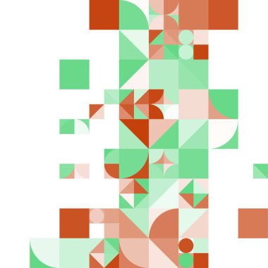 Asgari mozaik geometrik soyut arkaplan deseni