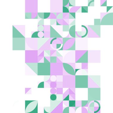 Asgari mozaik geometrik soyut arkaplan deseni