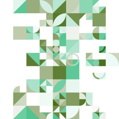 Asgari mozaik geometrik soyut arkaplan deseni