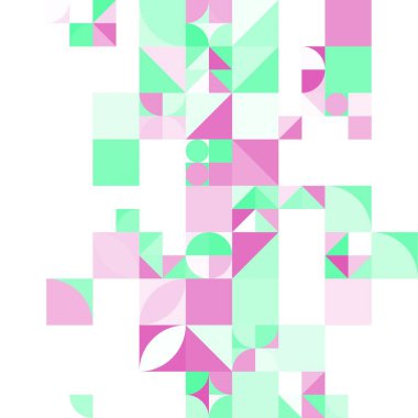 Asgari mozaik geometrik soyut arkaplan deseni