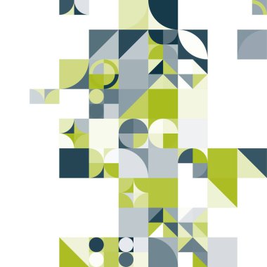 Asgari mozaik geometrik soyut arkaplan deseni