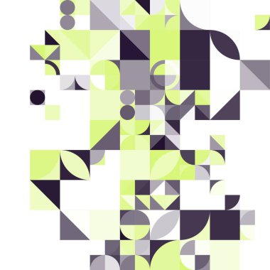 Asgari mozaik geometrik soyut arkaplan deseni