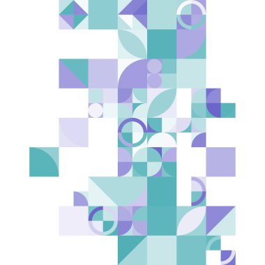 Asgari mozaik geometrik soyut arkaplan deseni