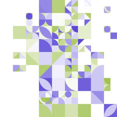 Asgari mozaik geometrik soyut arkaplan deseni