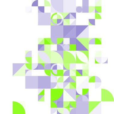 Asgari mozaik geometrik soyut arkaplan deseni