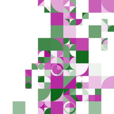 Asgari mozaik geometrik soyut arkaplan deseni