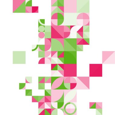 Asgari mozaik geometrik soyut arkaplan deseni