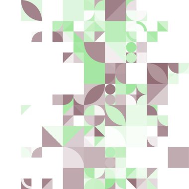 Asgari mozaik geometrik soyut arkaplan deseni