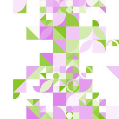 Asgari mozaik geometrik soyut arkaplan deseni