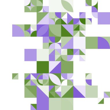 Asgari mozaik geometrik soyut arkaplan deseni