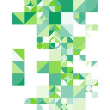 Asgari mozaik geometrik soyut arkaplan deseni