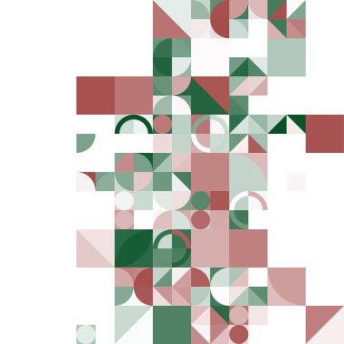 Asgari mozaik geometrik soyut arkaplan deseni