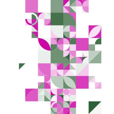 Asgari mozaik geometrik soyut arkaplan deseni