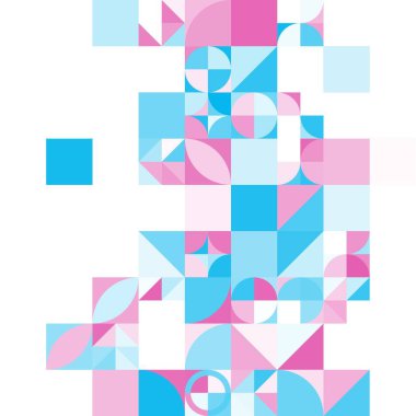 Asgari mozaik geometrik soyut arkaplan deseni