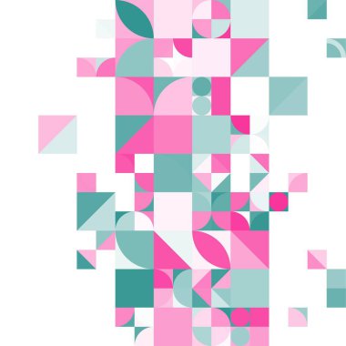 Asgari mozaik geometrik soyut arkaplan deseni