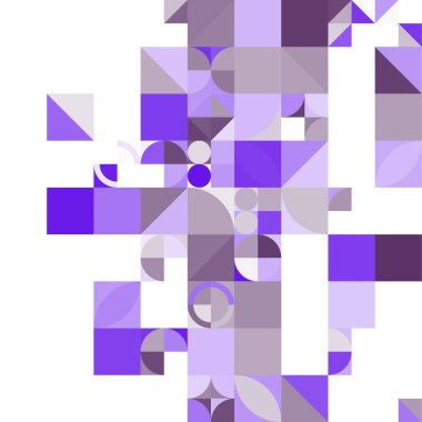 Asgari mozaik geometrik soyut arkaplan deseni