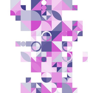 Asgari mozaik geometrik soyut arkaplan deseni