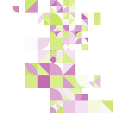 Asgari mozaik geometrik soyut arkaplan deseni