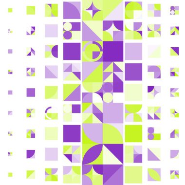 Asgari mozaik geometrik soyut arkaplan deseni