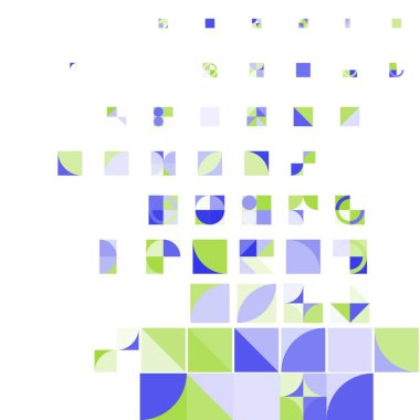 Asgari mozaik geometrik soyut arkaplan deseni