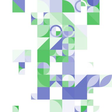 Asgari mozaik geometrik soyut arkaplan deseni