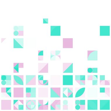 Asgari mozaik geometrik soyut arkaplan deseni