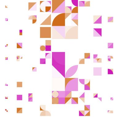 Asgari mozaik geometrik soyut arkaplan deseni