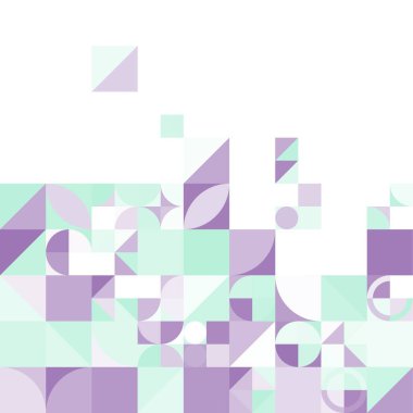 Asgari mozaik geometrik soyut arkaplan deseni