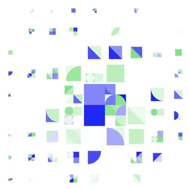 Asgari mozaik geometrik soyut arkaplan deseni