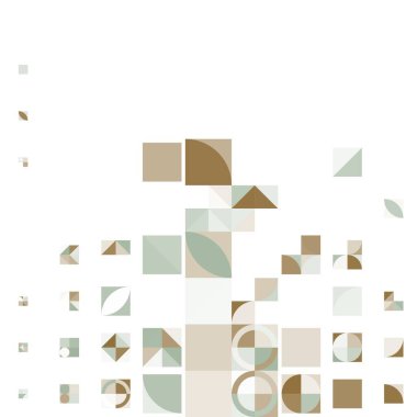 Asgari mozaik geometrik soyut arkaplan deseni