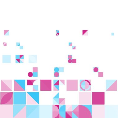 Asgari mozaik geometrik soyut arkaplan deseni