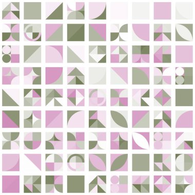 Asgari mozaik geometrik soyut arkaplan deseni