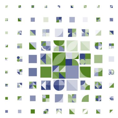 Asgari mozaik geometrik soyut arkaplan deseni