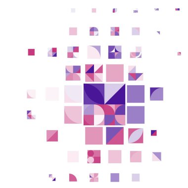 Asgari mozaik geometrik soyut arkaplan deseni